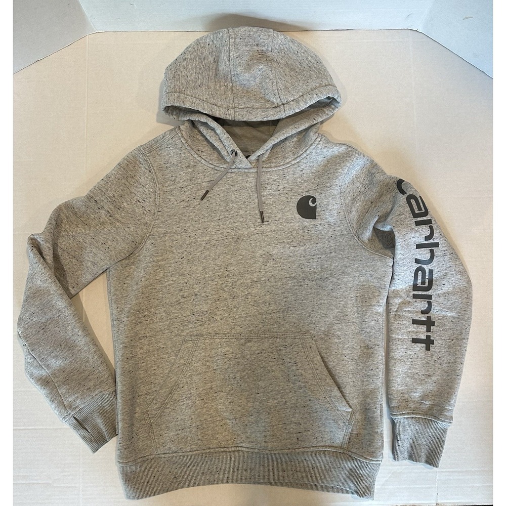 Carhartt Clarksburg Graphic Sleeve Hoodie Sweatshirt Pullover Women's Small